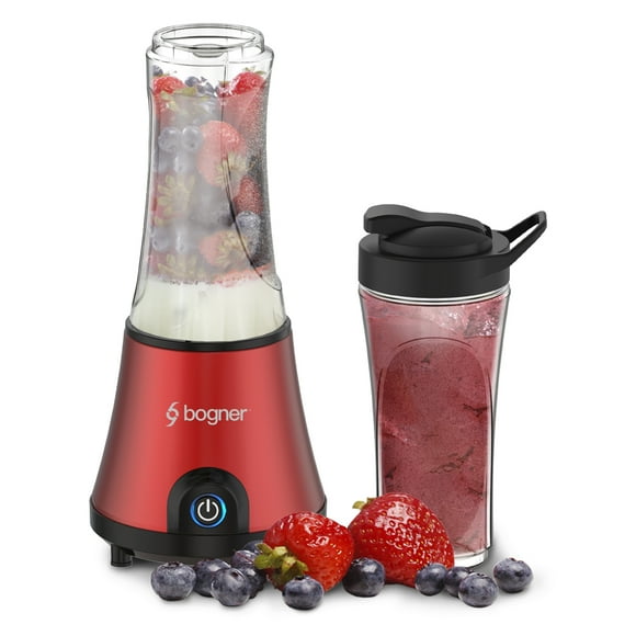 Licuadora Personal Compacta Bogner BPB02 500 W- Para Creaciones Deliciosas, Blender Hielo 4 Cuchillas