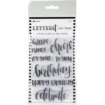 Ranger Letter It Clear Stamp Set 4"X6"-Birthday