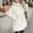 White, variant on Womens Hooded Quilted Coats Warm Solid Puffer Jacket Thick Mid-Length Padded Outerwear with Pockets Winter Heavyweight Clothes