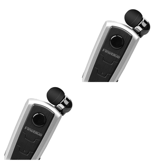 Methold Mini In-Ear Bluetooth Headset Headphone Collar Business Earphone Clip Type1