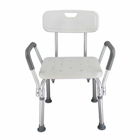 Old Lounge Chair Akoyovwerve Ergonomic Shower Bath Chair Seat for Elderly , Old People Bathroom Armchair, Aluminum alloy, White ()