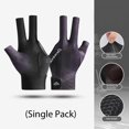 thumbnail image 1 of 1pc Snooker Billiard Cue Glove Left Hand Pool Three Finger Open Glove, 1 of 6