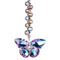 thumbnail image 2 of 1Pcs Crystal Butterfly Suncatchers Hanging Ornaments, Butterfly Sun Catcher Crystals Hanging, Rainbow Maker Sun Catchers indoor Window Ornament, Sparkling Outdoor Patio Garden Decor Gift Decor,Purple, 2 of 5