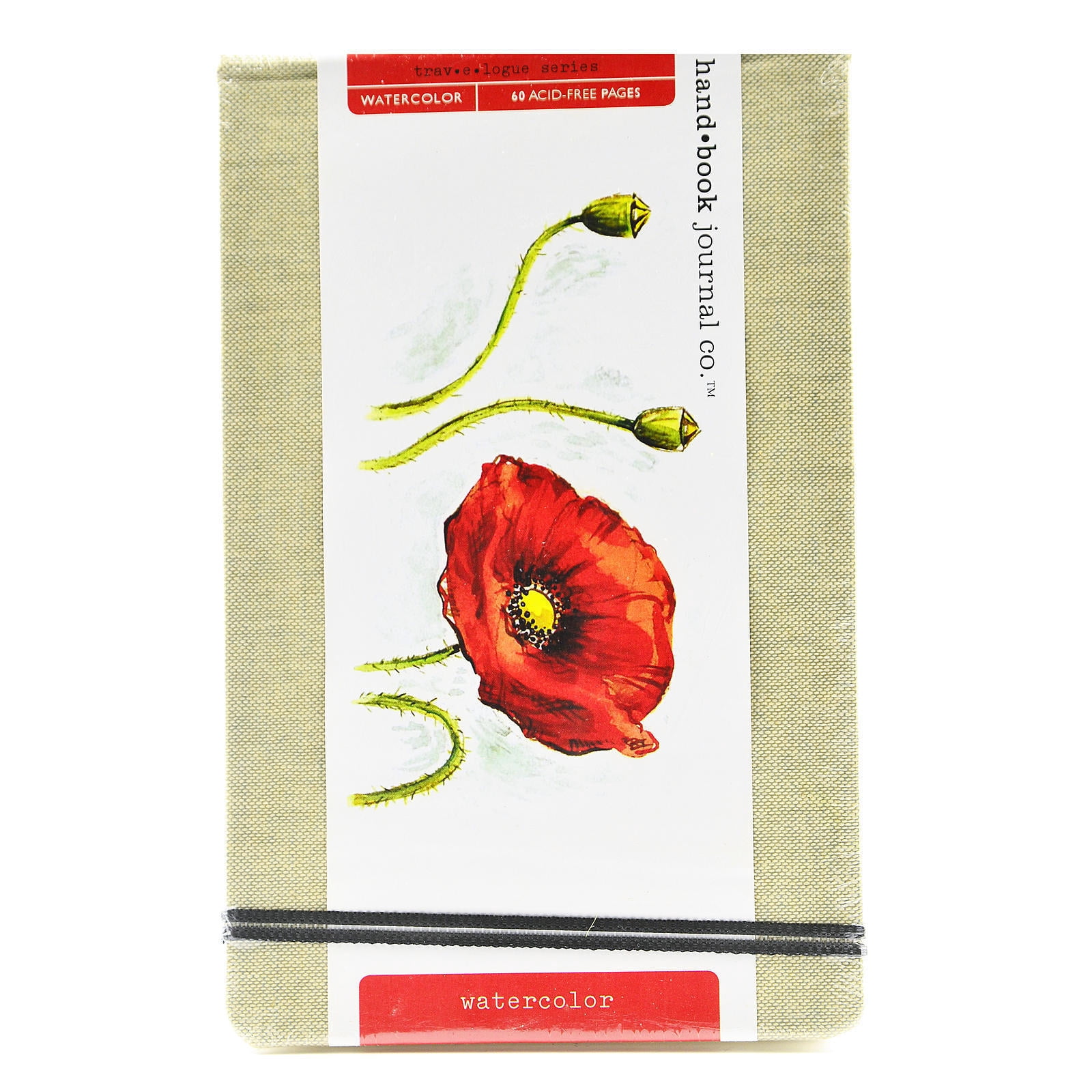 Hand Book Journal Co. Travelogue Watercolor Journals, 5 1/4" x 8 1/4", Large Landscape, 60 Pages (30 Sheets), Pack Of 2