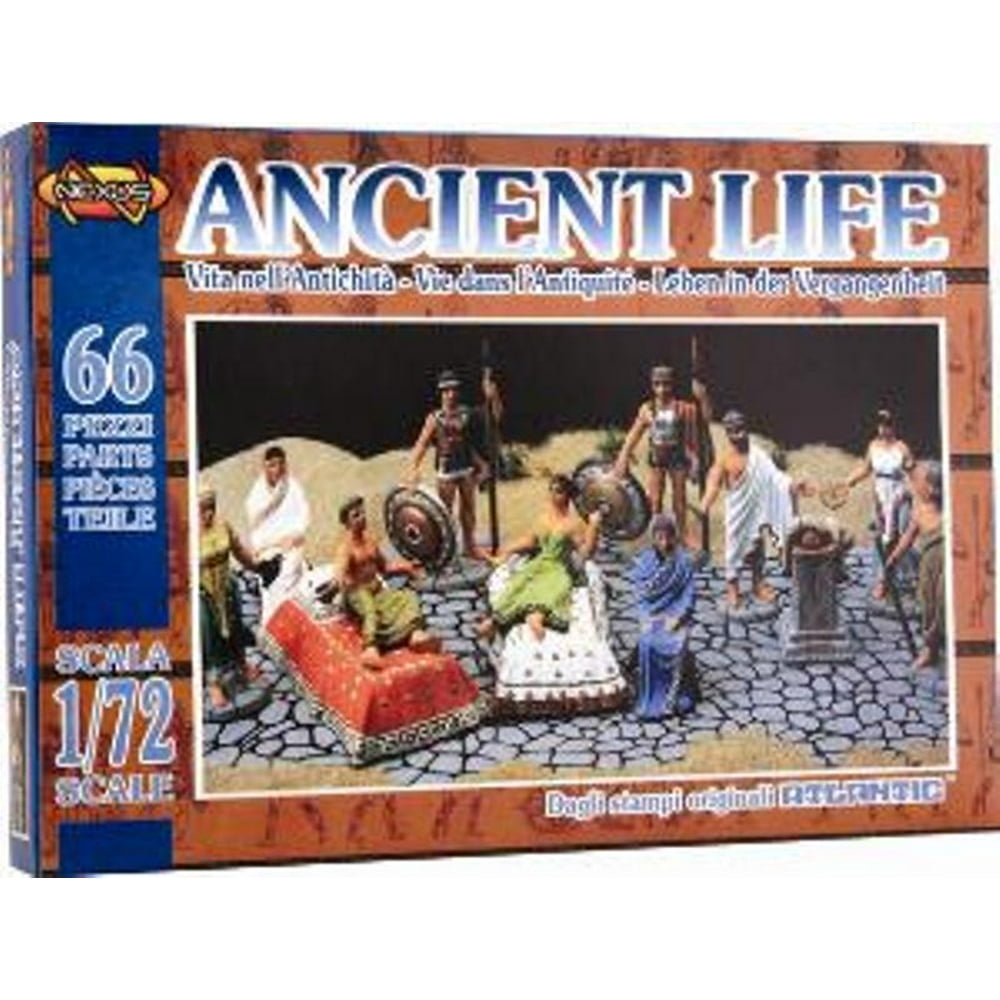 Italeri Nexus Atlantic 172 Ancient Life 66pc Plastic Figure Model Kit