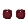 thumbnail image 1 of QualitChoice Chair Cushion Cover Seat Covers Backrest Protector Stretch Soild Color Dirt-Resistant Wedding Hotel Home Kitchen Wine Red 2PCS, 1 of 6