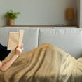thumbnail image 3 of Industrial Soft Flannel Fleece Throw Blanket, Heavy Smoke of Industrial Chimney Pollution Contamination Environment, Cozy Plush for Indoor and Outdoor Use, 50" x 60", Pale Brown Black, by Ambesonne, 3 of 5