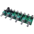 thumbnail image 1 of 6 Ways Stereo Mixer Audio Distributor Mixing Board with Volume Control DC5-24V 1PC 6 Inputs 1 Output, 1 of 6