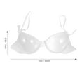 thumbnail image 2 of Invisible Transparent Ultra-fine Shoulder Strap Plastic Bra Disposable Underwear Bra (38), 2 of 5