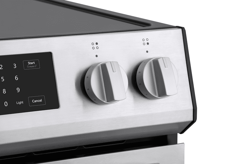 Kenmore 5.6 cu. ft. Front-Control 4 Induction Element Electric Range Stove with Dual Ring Elements, Self-Clean Oven, Precision Set Controls