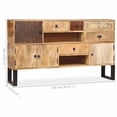 thumbnail image 2 of Wooden Sideboard Cabinet with Drawers 55" SMW, 2 of 7