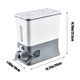 thumbnail image 3 of RKSTN storage jar Rice Bucket Box Household Sealed Large Capacity Insect Proof Dampness-proof Flour Miscellaneous Grains Press Storage Tank One Click Grain Release With Rice Cup, 3 of 6