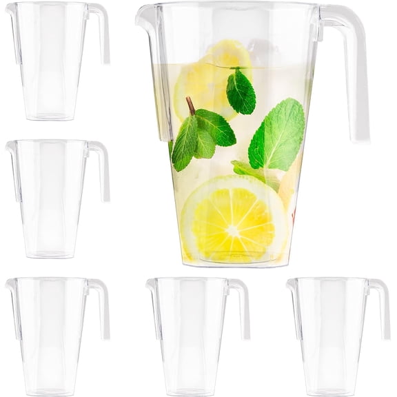 Matana 52 oz Acrylic Plastic with Handle BPA-Free Pitchers