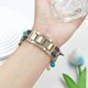 thumbnail image 5 of Watch Strap for Apple Watch Series 10 9 8 7 SE 6 5 4 3 2 1 42mm 41mm 40mm 38mm Women Denim Alloy Bra, 5 of 5