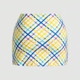 thumbnail image 7 of Oplxuo Two Piece Womens Tankini Swimsuits V Neck Color Blocked Plaid Tummy Control Swimsuit with Wigh Waist Briefs Swimwear, 7 of 7