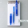 thumbnail image 2 of shiyou- , Stylos Gel Effaçables FriXion Clicker, Pointe Fine 0,7 mm, Lot de 8, Bleu, 2 of 4