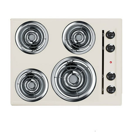 Summit EL03 24in Electric Cooktop with 4 Coil Element Burners and Indicator (Best Electric Range With Coil Burners)