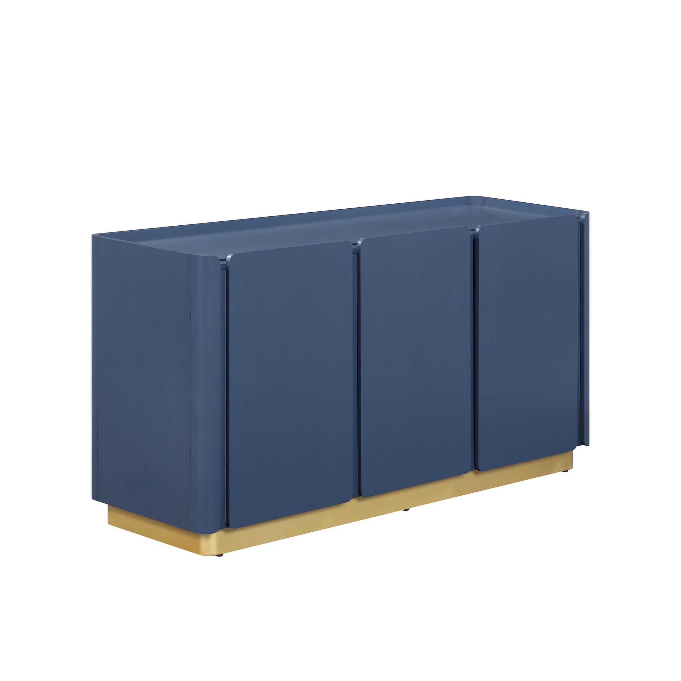 Beautiful Mae TV Stand for TV's up to 70" by Drew Barrymore, Starry Night Blue Finish
