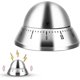 thumbnail image 1 of Temporizador de cocina ZHAOCHENG manual de acero inoxidable 60 minutos con sonido claro, 1 of 5