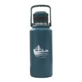 thumbnail image 1 of 1500ml Vacuum Water Bottle Leak Proof Large Capacity Double Walled Stainless Steel Insulated Sports Cup for Camping Green, 1 of 5
