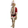 thumbnail image 3 of Scary Santa Claus Skeleton Halloween Skull Christmas Ornament, 3 of 4