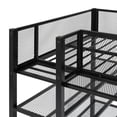thumbnail image 5 of Aukfa Metal Twin Loft Bed for Kids Teens, 4-Tier Shelves, Storage Bookcase, Heavy Duty, Black, 5 of 9