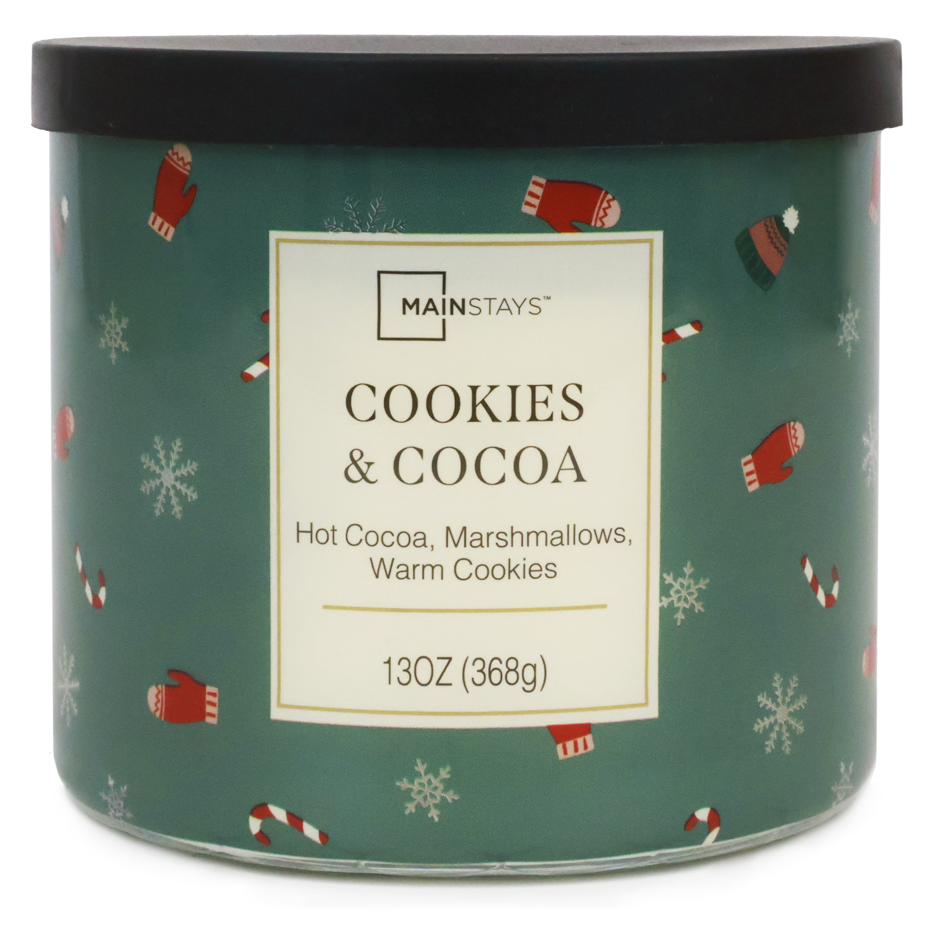 Mainstays 3-wick Cookies and Cocoa Designs, 13-Ounce