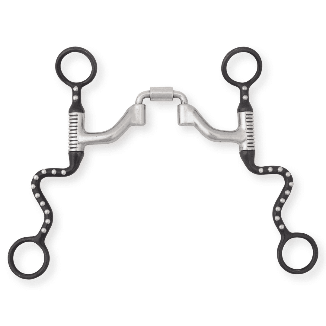 Myler Flat Shank with Sweet Iron Correctional Cathedral Port - 5″ - A Better Bit