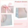 thumbnail image 3 of 25 Pcs of Small Gift Bags with Ribbon, Butterfly Knot Paper Bags for Packaging, Fashionable Gradient Color, Great for Clothing, Cosmetics, and Party Favors, 7.5 x 2.8 x 5.9 in / 19 x 7 x 15 cm, 3 of 4