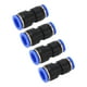 thumbnail image 5 of 4 piezas 4/7in 2/5in Conectores de empuje rectos Conectores neumáticos de liberación rápida Accesorios de línea de aire para maquinaria, 5 of 9