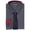Black - black, variant on Nick Graham Mens Slim Stipple Circle Tie Set Button Down Dress Shirt, Red, 15-15.5