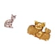 thumbnail image 5 of Figura de escritorio,Estante de estatua de gato para escritorio,oficina,decoración del hogar,Figura decorativa de cerámica para escritorio,decoración del hogar,Figura de escritorio,Figura de, 5 of 8