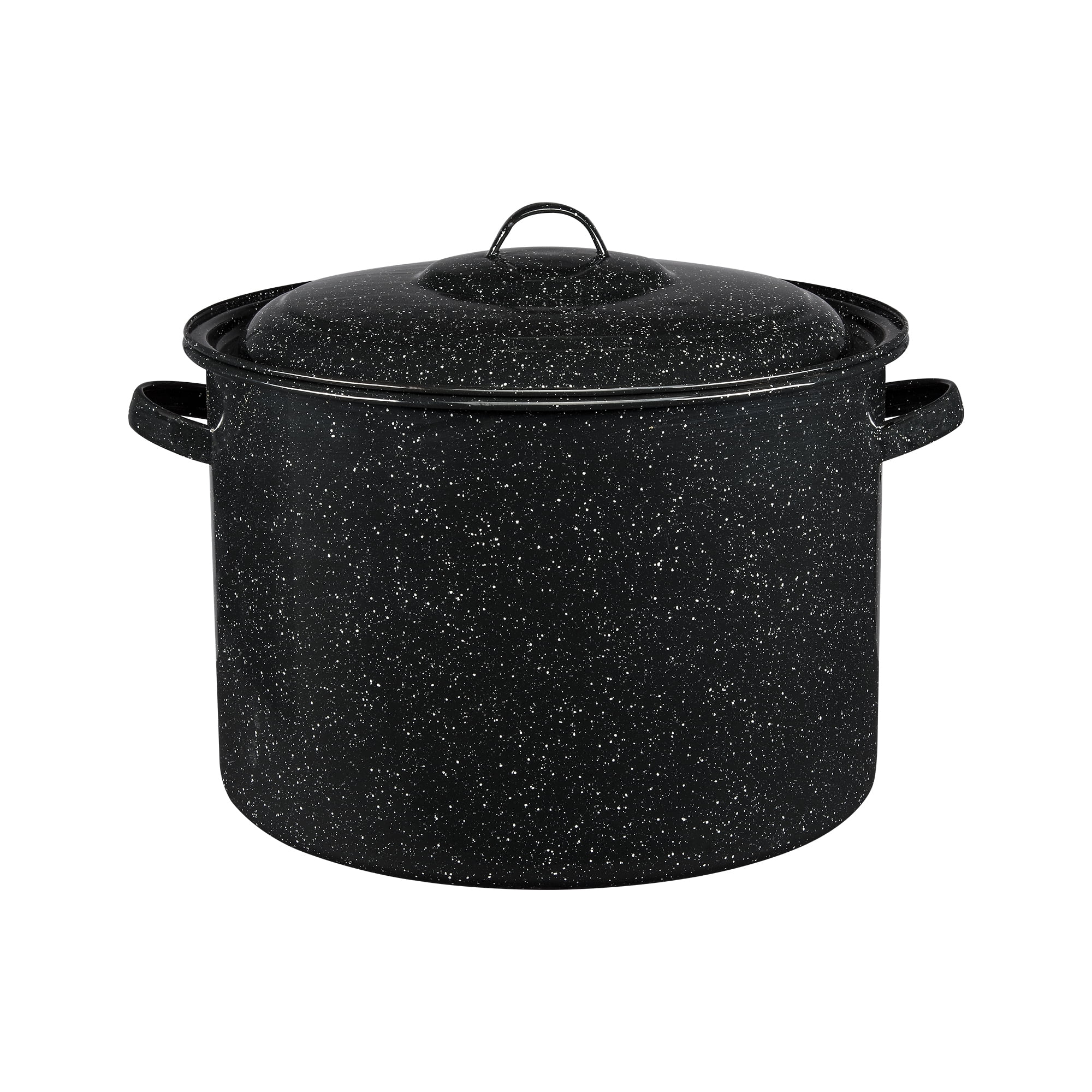 Granite Ware 21-Quart Stock Pot with Lid, Nonstick Porcelain, Easy to Clean