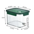 thumbnail image 4 of Nevera de bebidas heladas de bebidas Jarra de agua fría con grifo de jarra de agua Cubo de Jarra de 2.5L verde jade Macarena Hervidor de agua fría, 4 of 8