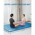 thumbnail image 2 of YR Tapete de Yoga Extra Grande 78x51" 1/2" de Espesor NBR Tapetes de Ejercicio de Espuma para Entrenamiento en el Gimnasio en Casa, Azul, 2 of 8