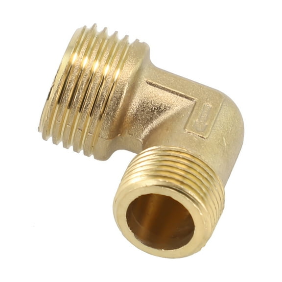 Air Compressor Fittings Brass 20.5*16.5Mm Male Thread Elbow Coupler