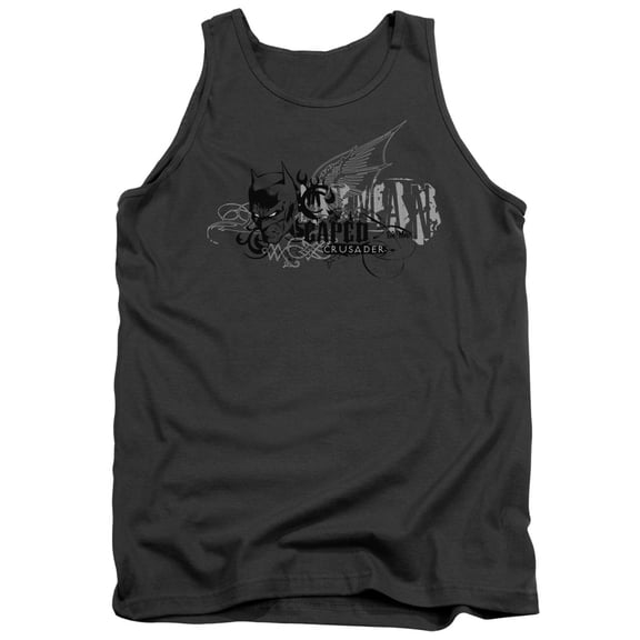 Batman Urban Crusader Adult Tank Top Charcoal