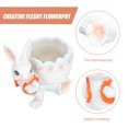 thumbnail image 3 of Shisuyan Bunny Planter High-Quality Resin 1Pcs 5.1x5.1In, 3 of 8