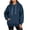 Navy, variant on Essentials Hoodie Sweatshirt for Women Long Sleeve Solid Color Round Neck Drop Shoulder Loose Top Fall Outfits Fashion Clothes