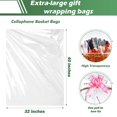 thumbnail image 2 of Gift Wrap UltraOutlet, bolsas de celofán transparentes de 32 x 40 pulgadas, 50 unidades, 2 of 9