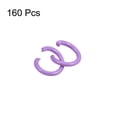 thumbnail image 3 of Uxcell Open Jump Rings, 8mm Colorful O-ring Connectors for DIY Crafts, Purple, 160Pack, 3 of 4