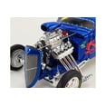 thumbnail image 2 of 1934 Rat Fink Hot Rod Blown Altered Coupe, Blue - Acme 18965 - 1/18 scale Diecast Model Toy Car, 2 of 10
