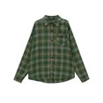 thumbnail image 3 of Camisa a cuadros de gran tamaño para hombre, otoño 2024, estilo vintage Y2K, manga larga, moda, camisas con solapas sueltas y bolsillos, blusa de moda coreana, 3 of 5
