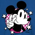 thumbnail image 3 of Disney - Mickey & Friends - Mickey Gives A Peace Sign - Retro Style - Men's Long Sleeve T-Shirt, 3 of 5