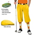 thumbnail image 2 of Golf Knickers Start-in-Style Traditional (Plus Fours) Outfit for Men - Yellow - 42", 2 of 4