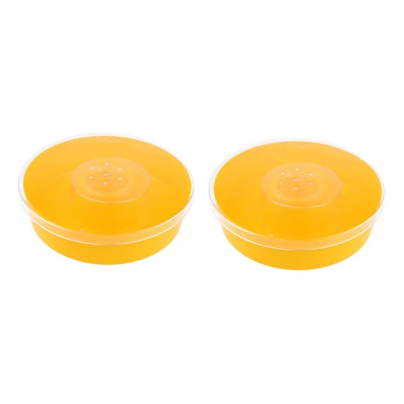 2 Pcs Feeder Water Feeder, Round Top, keeping Supplies