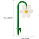 thumbnail image 4 of Crazy Daisy Aspersor Rociador Girasol para Jardín Giratorio 360 ​​​​grados () Blanco, 4 of 8