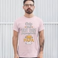 thumbnail image 3 of Tee Hunt Only The Best Dads Get Promoted to Papa T-Shirt Papaw Father's Day Men's Tee, Light Pink, 4X-Large, 3 of 5