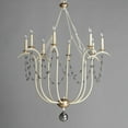thumbnail image 3 of 20488ECVG Maxim Lighting Formosa - 8 Light Chandelier-43 Inches Tall and 32 Inches Wide-Ecru/Venetian Gold Finish    -Traditional Installation, 3 of 4