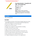 thumbnail image 2 of Front Shock Absorber - Compatible with 2006 - 2016 Peterbilt 386 2007 2008 2009 2010 2011 2012 2013 2014 2015, 2 of 2